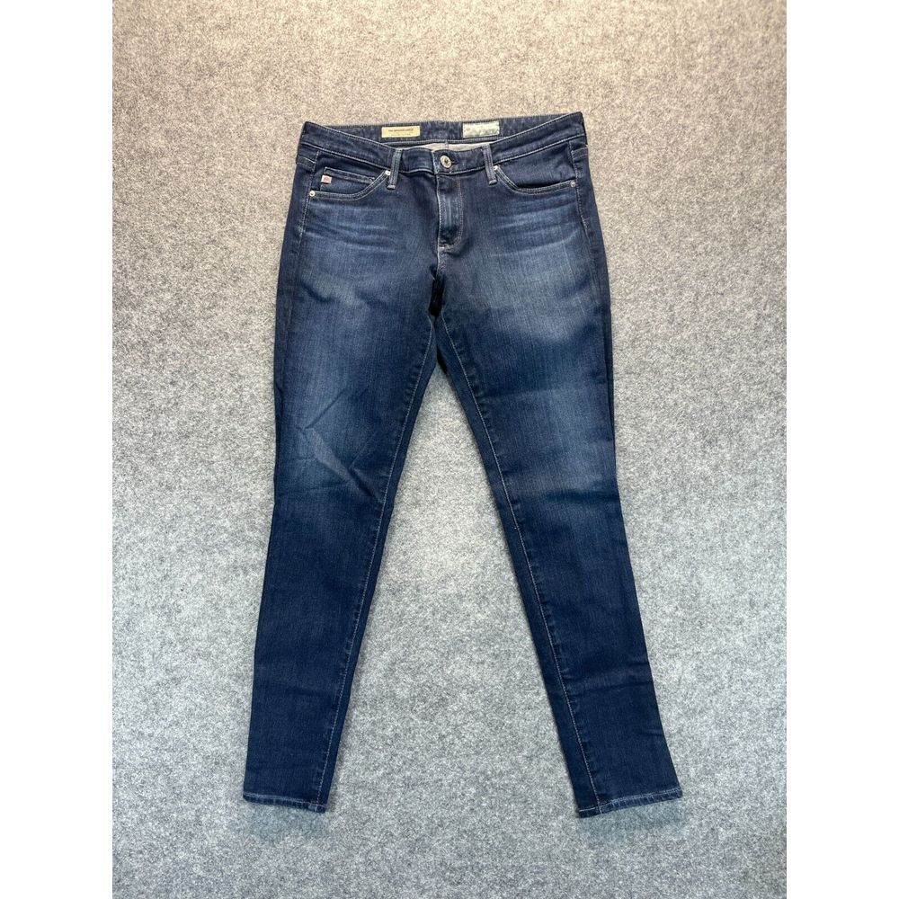 AG Adriano Goldschmied Jeans Womens 28 The Legging Ankle Skinny Blue‎ Stretch